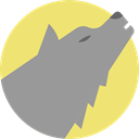 wolf, mammal, wildlife, Animals, Animal Kingdom, zoo DarkGray icon