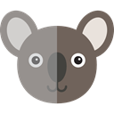 Animal Kingdom, zoo, Animals, wildlife, koala Gray icon