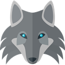 wolf, wildlife, zoo, Animals, Animal Kingdom Gray icon
