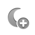 Moon, Add Gray icon