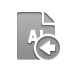Ai, File, Left, Format DarkGray icon
