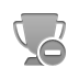 trophy, delete DarkGray icon