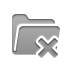 cross, Folder DarkGray icon