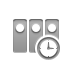 frame, Clock DarkGray icon