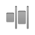 horizontal, right, distribute DarkGray icon