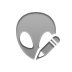 gray, pencil, Alien DarkGray icon