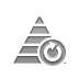 Reload, pyramid Gray icon