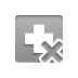 red, cross DarkGray icon