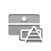 cashbox, pyramid DarkGray icon