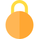 Tools And Utensils, Block, Lock, privacy, padlock, security SandyBrown icon
