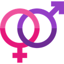 Man, Femenine, shapes, Gender, venus, symbol, mars, woman, male, Genders, Girl, signs, Female, Masculine Black icon