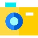 photo, Camera, photography, photo camera, technology, photograph Gold icon