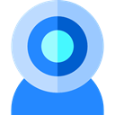 Webcam, technology, Videocall, Cam, video chat, Videocam DodgerBlue icon