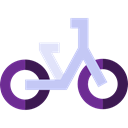 Bike, Bicycle, profile, Side View, vehicle, transport Black icon