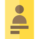 id card, identification, Identity, people, pass, Business SandyBrown icon