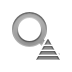 pyramid, zoom Gray icon