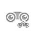 Binoculars Gray icon