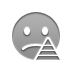smiley, sad, pyramid DarkGray icon