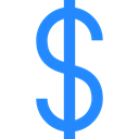 Dollar, exchange, Money, united states, Business, commerce, Bank, Currency Black icon
