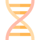 education, science, medical, Biology, Deoxyribonucleic Acid, dna, Genetical, Dna Structure Black icon