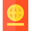 passport, technology, travel, identification, Identity, document Tomato icon