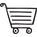 commerce, online store, Shopping Store, Supermarket, shopping cart Black icon
