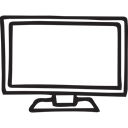screen, technology, television, monitor, Tv Black icon