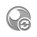 refresh, Sphere Gray icon