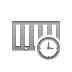 Clock, send, Container DarkGray icon