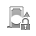 open, withdrawal, Lock Gray icon