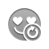 Reload, love, smiley DarkGray icon