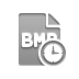 Clock, Bmp, File, Format DarkGray icon