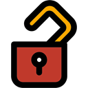 secure, Unlocked, Unlock, open, padlock, security, Tools And Utensils Black icon