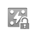 Plasma, open, Lock DarkGray icon