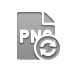 File, refresh, Format, Png DarkGray icon