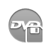 Dvd, Diskette, Disk DarkGray icon