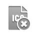 Close, Format, File, Ico DarkGray icon