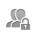 Lock, open, Couple DarkGray icon