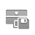 cashbox, Diskette DarkGray icon