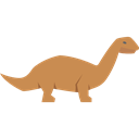 Animals, Diplodocus, Wild Life, Extinct, Herbivore, dinosaur Black icon