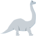 Animals, Wild Life, Brachiosaurus, Extinct, dinosaur, Herbivore LightGray icon