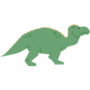 dinosaur, Wild Life, Iguanodon, Extinct, Animals, Herbivore Black icon