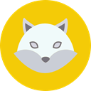wolf, Costume, party, magician, hat, wizard, Animal Gold icon
