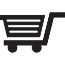 online store, shopping cart, commerce, Supermarket, Shopping Store Black icon