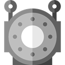 machinery, Industrial, Factory, industry, technology, Automation DarkGray icon