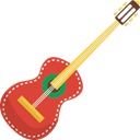 Spanish Guitar, music, Orchestra, guitar, Acoustic Guitar, String Instrument, musical instrument Black icon