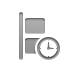 vertical, Clock, Left, Align Gray icon