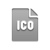 File, Ico, Format DarkGray icon