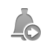 bell, right Gray icon