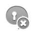 Close, Encrypt DarkGray icon